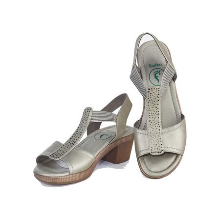 Footflexx Dames sandalen 38, Zilver