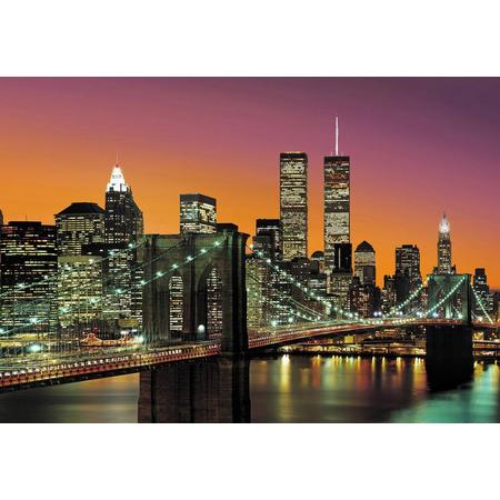 Fotobehang New York City 366x254 cm - 8 delen - papier