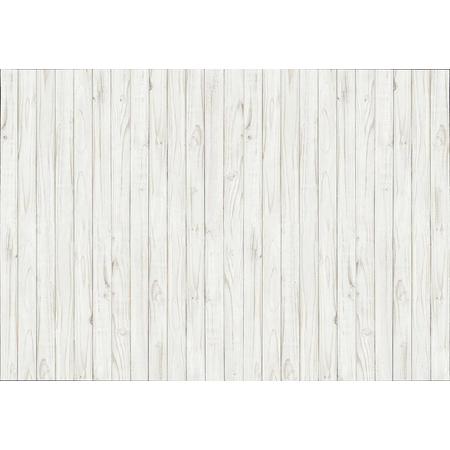 Fotobehang White Wooden Wall 366x254 cm