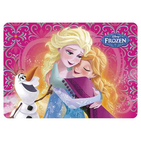 Frozen Placemat A3, met een mooie print van de zusjes Anna en Elsa of een print van Anna, Elsa, Sven, Olaf en het rendier.