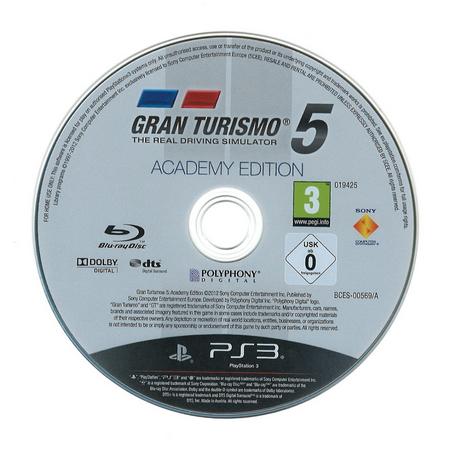 Gran Turismo 5 Academy Edition (losse disc)