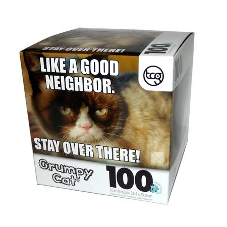 Grumpy Cat puzzel Like a good neighbor - 100 stukjes