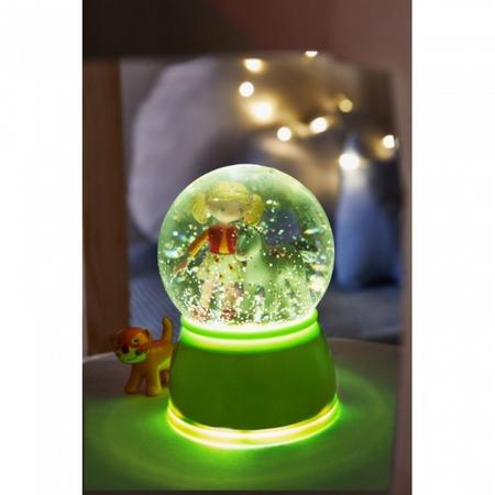 Haba nachtlamp Sneeuwbol Paardengeluk 15 cm groen