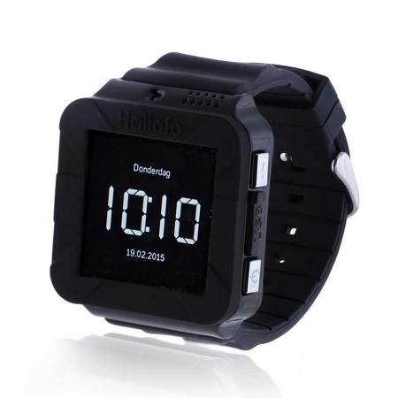 Hallofo Swipe Smartwatch Zwart