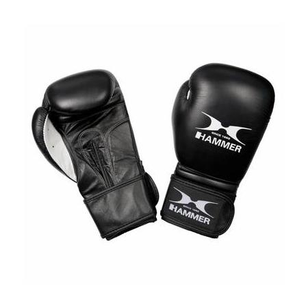 Hammer Boxing Bokshandschoenen PREMIUM FIGHT - Leer - Zwart - 14 OZ