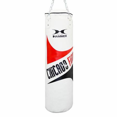 Hammer Boxing Hammer Bokszak Chicago Fight white 100 x 30 cm