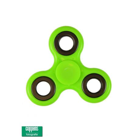 Hand Fidget Spinner Groen met zwarte binnenkant