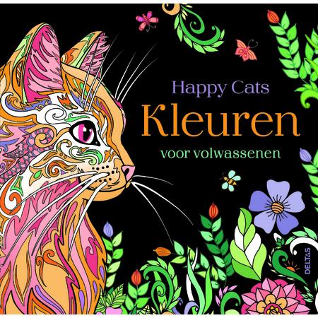 Happy cats - Kleuren voor volwassenen