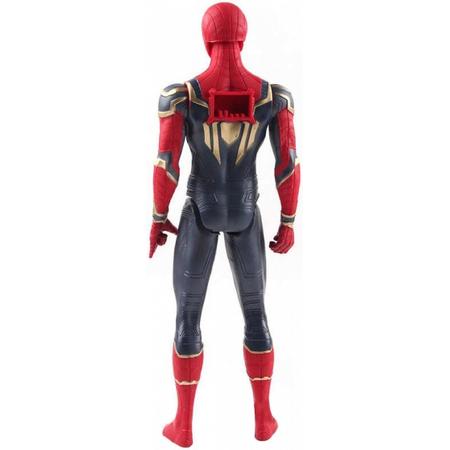 Hasbro speelfiguur Titan Hero Iron Spider rood/blauw 29 cm