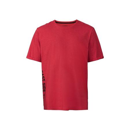 Heren T-shirt plus size 4XL (68/70), Rood