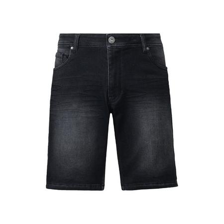 Heren jeansshort 50, Zwart