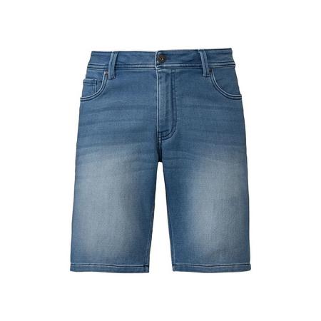 Heren jeansshort 52, Lichtblauw