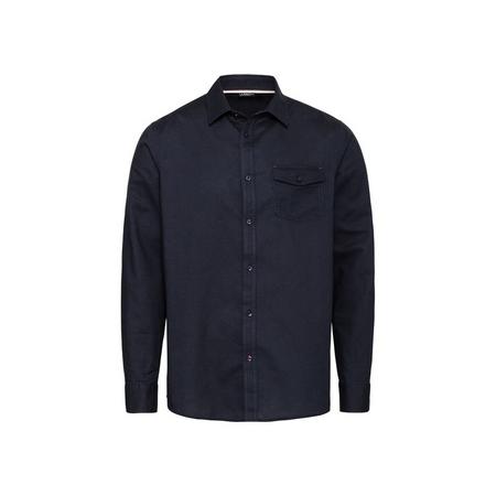 Heren overhemd S (37/38), Donkerblauw