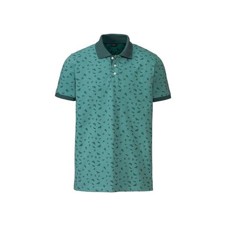 Heren polo slim fit M (48/50), All-over-print