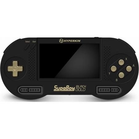 Hyperkin Supaboy S Pocket SNES Console (Black Gold Edition)