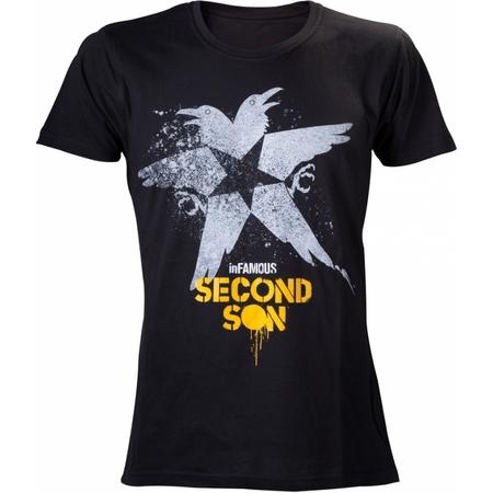 Infamous Second Son T-Shirt Black Bird