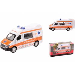 Johntoy Super Cars Ambulance met licht en geluid 1:32 wit