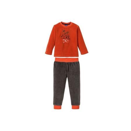 Jongens pyjama 98/104, Oranje/antraciet
