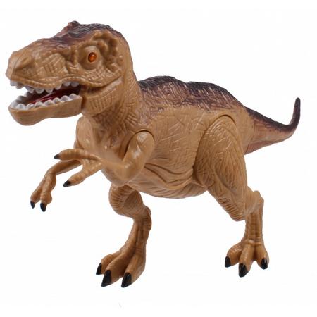 Jonotoys Dino Planet Tyrannosaurus 25 cm jongens bruin