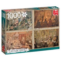 Jumbo Anton Pieck puzzel woonkamer plezier - 1000 stukjes