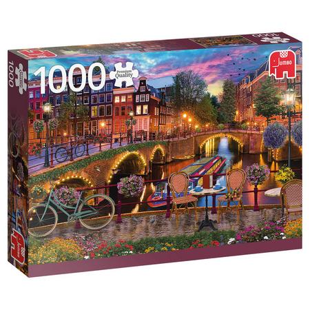 Jumbo puzzel Amsterdamse grachten - 1000 stukjes