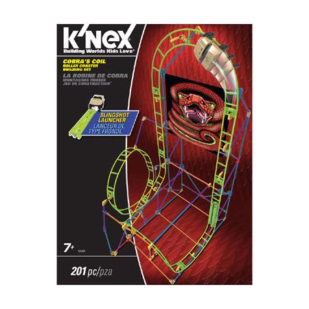K\NEX Cobra\s coil achtbaan bouwset - 201 onderdelen