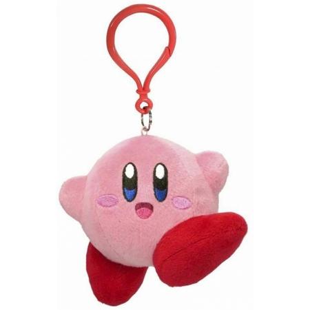 Kirby Pluche Keychain - Jumping Kirby