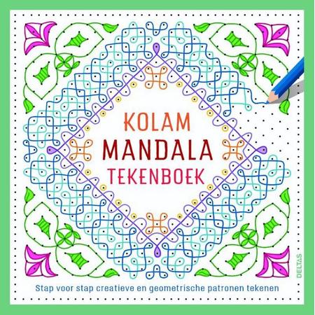 Kolam mandala tekenboek