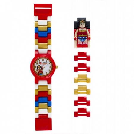 LEGO Heroes: Wonder Woman horloge rood
