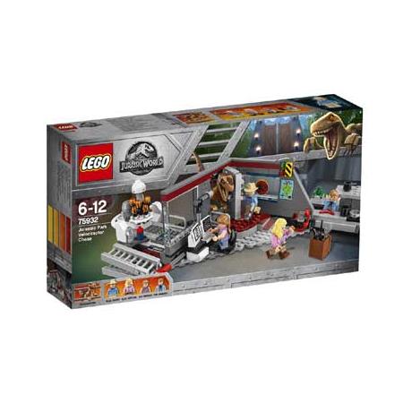 LEGO Jurassic World Park velociraptorachtervolging 75932