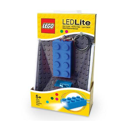 LEGO LED Blauw sleutelhanger met licht - blauw