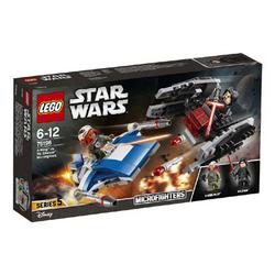LEGO   A-wing vs. TIE Silencer microfighters 75196