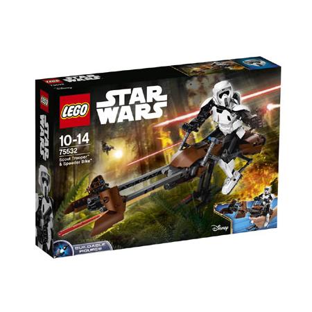 LEGO Star Wars Scout Trooper en Speeder Bike 75532