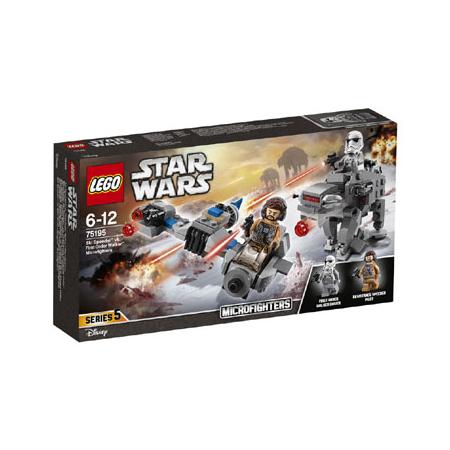 LEGO Star Wars Ski Speeder vs. First Order Walker microfighters 75195