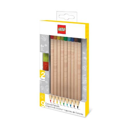 LEGO gekleurde potloden - 9 stuks