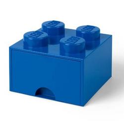 LEGO opberglade Brick 4 - blauw