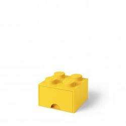 LEGO opberglade Brick 4 - geel