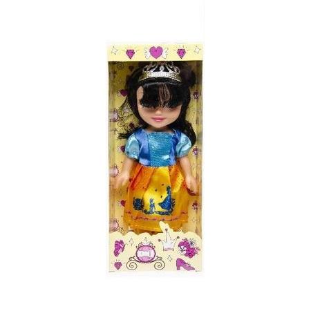 LG-Imports pop prinses polyester blauw/geel