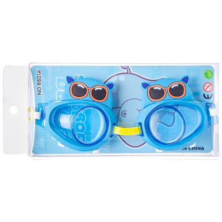 LG Imports zwembril nijlpaard 16,5 cm blauw
