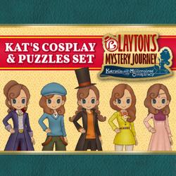 Lady Layton: Kat\s Cosplay & Puzzles Set