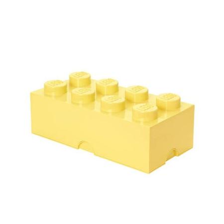 Lego 4004 storage brick 2x4 geel groen