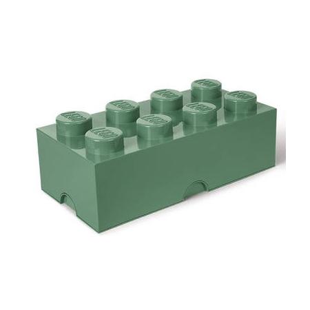Lego 4004 storage brick 2x4 zand groen