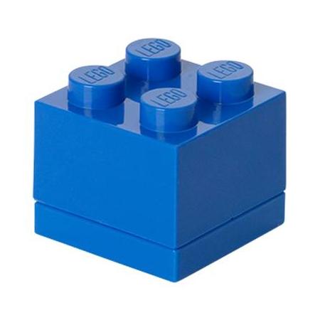 Lego 4011 mini brick box 2x2 blauw