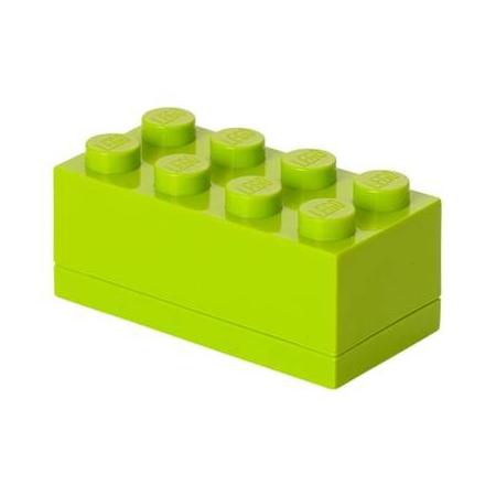 Lego 4012 mini brick box 2x4 lime groen