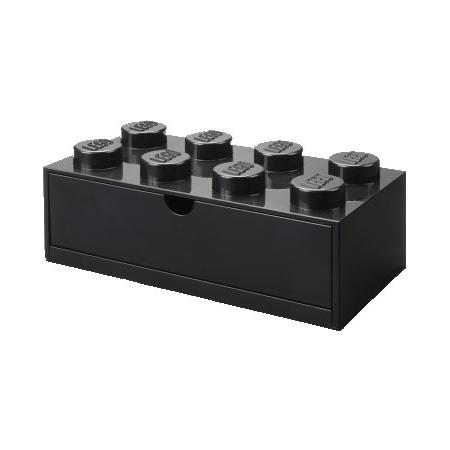 Lego Brick 8 opberglade zwart
