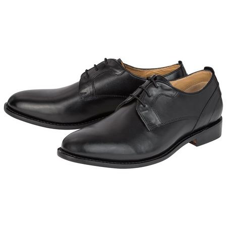 Leren heren schoenen 42, Klassiek zwart