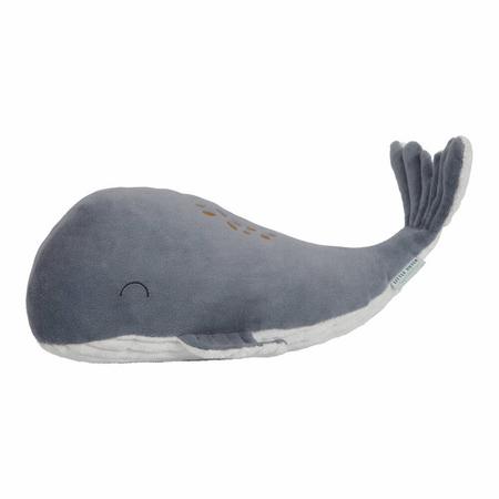 Little Dutch grote walvis knuffel - blauw