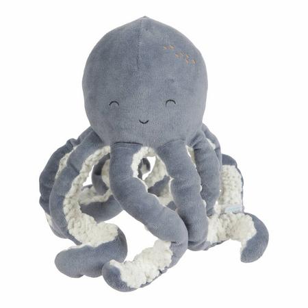 Little Dutch octopus knuffel - blauw