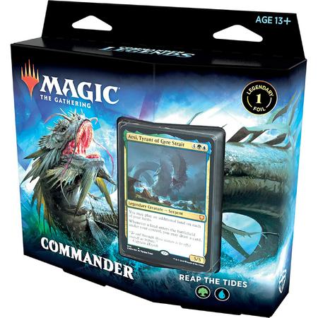 Magic the Gathering TCG Commander Legends Commander Deck - Reap the Tides