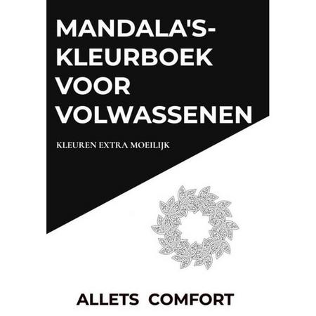 Mandala\s-kleurboek voor volwassenen-Kleuren extra moeilijk-A5 Mini- Allets Comfort